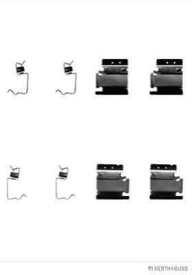 HERTH+BUSS JAKOPARTS Kit accessori, pastiglia freno J3662014 Costo Kit accessori, pastiglia freno HERTH+BUSS JAKOPARTS SEAT J3662014