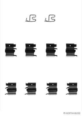 HERTH+BUSS JAKOPARTS Accessoireset, schijfremblok J3662018 Accessoireset, schijfremblok SUZUKI HERTH+BUSS JAKOPARTS J3662018