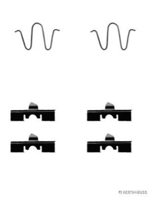 HERTH+BUSS JAKOPARTS Kit accessori, pastiglia freno J3663009 J3663009 Kit accessori, pastiglia freno HERTH+BUSS JAKOPARTS SUZUKI JIMNY costo