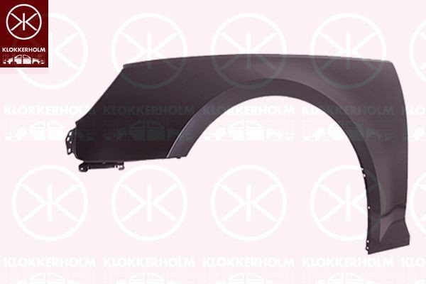 KLOKKERHOLM Spatbord 0043312A1 0043312A1 Voorspatbord en achterspatbord AUDI A5 KLOKKERHOLM