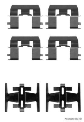 HERTH+BUSS JAKOPARTS Accessoireset, schijfremblok J3664011 Volvo V40 Hatchback Accessoireset, schijfremblok HERTH+BUSS JAKOPARTS J3664011