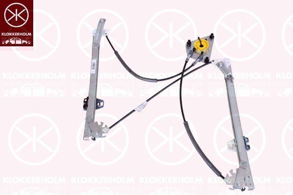 KLOKKERHOLM Mechanizmus zdvíhania okna 00451802 00451802 Mechanizmus zdvíhania okná AUDI A4 KLOKKERHOLM