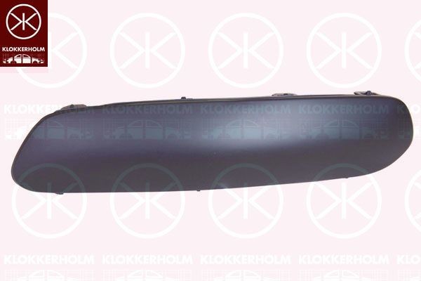 KLOKKERHOLM Bumperlijst 0519926 0519926 Plaat bumper CITROËN C1 KLOKKERHOLM