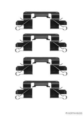 HERTH+BUSS JAKOPARTS Kit accessori, pastiglia freno J3665014 J3665014 costo Kit accessori, pastiglia freno BMW Serie 6 HERTH+BUSS JAKOPARTS