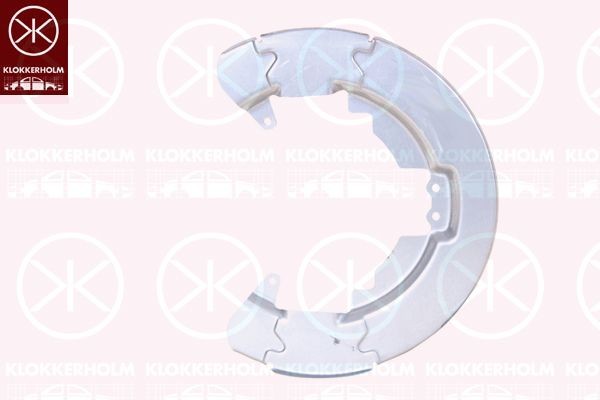 Chapa deflectora, disco de travão KLOKKERHOLM 2533379 KLOKKERHOLM 2533379 Defletor do discos de travão MAZDA 5 2018