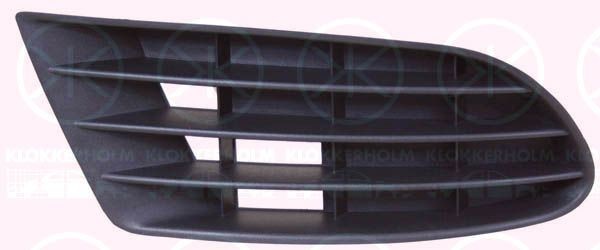 KLOKKERHOLM Ventilatiegrille, bumper 9533912 Volkswagen VENTO Bumper rooster KLOKKERHOLM 9533912