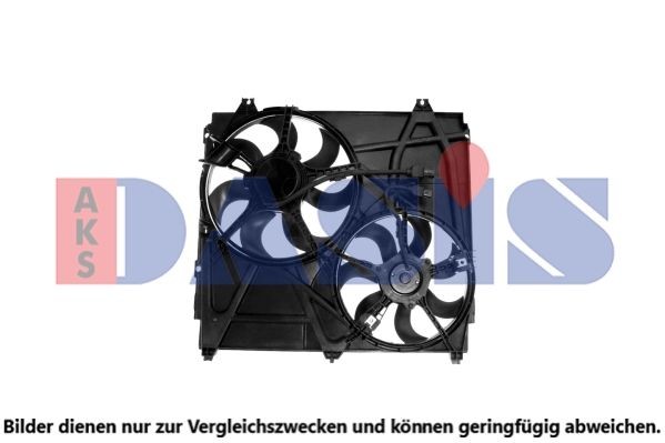 Motoventilateur AKS DASIS 568104N AKS DASIS 568104N: Ventilateur radiateur Kia SORENTO 2009