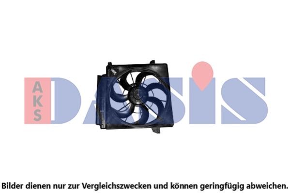 Motoventilateur AKS DASIS 568112N AKS DASIS 568112N: Ventilateur de refroidissement moteur Kia SORENTO 2009