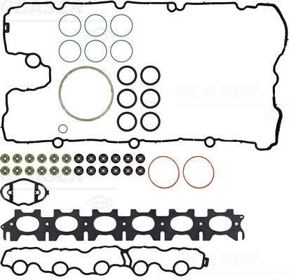 GLASER Pakningssæt, topstykke D90365-00 D90365-00 Pakningssæt topstykke GLASER JAGUAR E-PACE