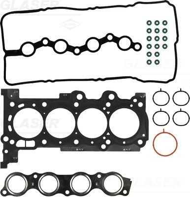 GLASER Tihendikomplekt, silindripea D90368-00 D90368-00 Tihendikomplekt silindripea HYUNDAI GALLOPER GLASER