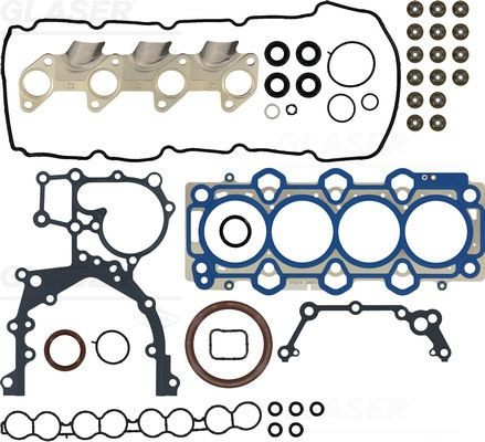 GLASER Hel packningssats, motor S90363-00 S90363-00 Hel packningssats motor GLASER PORSCHE MACAN