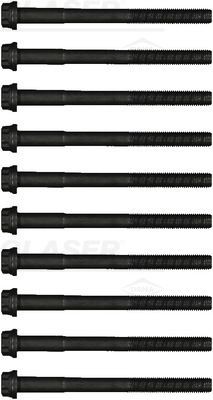 GLASER Bolt Kit, cylinder head T84989-00 Toyota AYGO GLASER cylinder head bolts T8498900