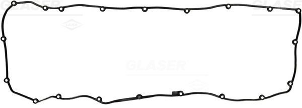 GLASER Tesnenie veka hlavy valcov X90490-01 X90490-01 Tesnenie veka ventilov VOLVO S70 GLASER