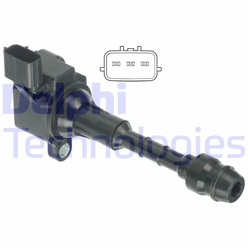 DELPHI Bobine GN10246-12B1 DELPHI GN10246-12B1 Bobine Nissan 350Z Coupe aan een voordelige prijs