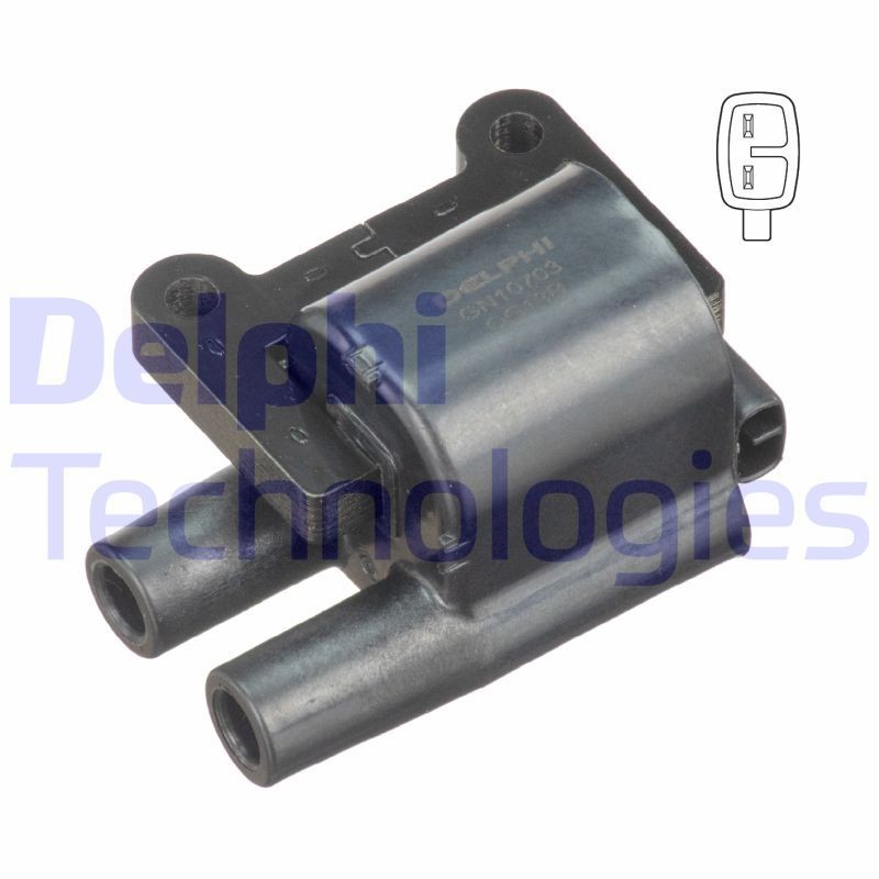 DELPHI Bobina de ignição GN10703-12B1 DELPHI GN10703-12B1 Bobina de ignição Hyundai Getz TB originais preço