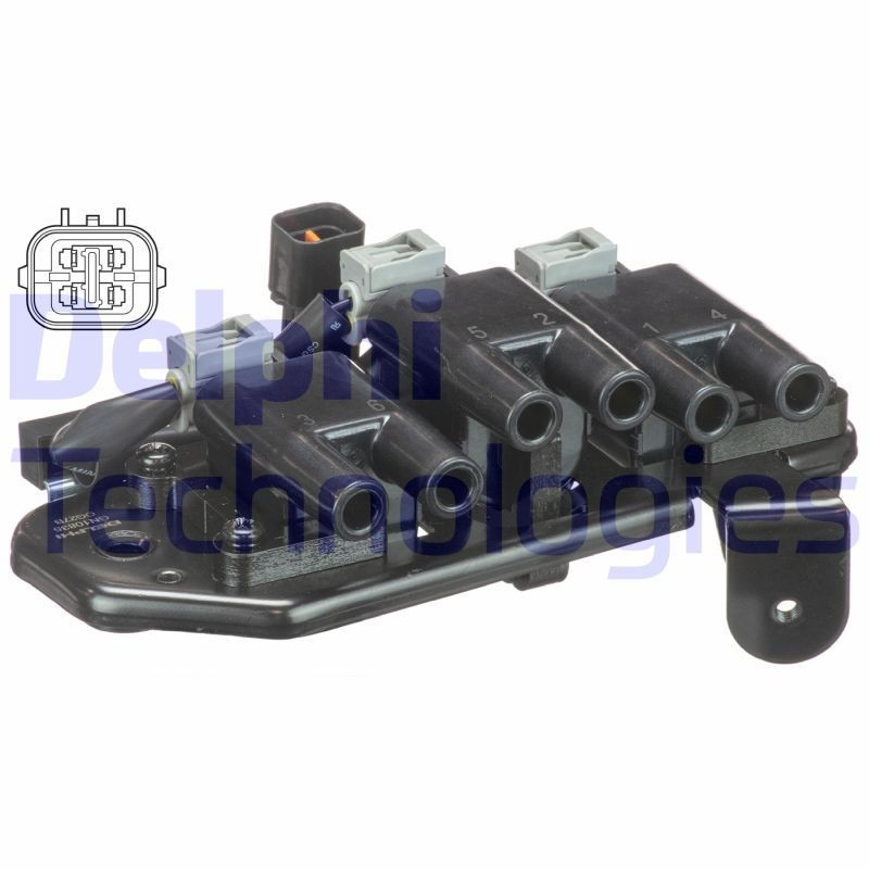 Πολλαπλασιαστής DELPHI GN10835-12B1 DELPHI GN10835-12B1 Πηνίο ανάφλεξης HYUNDAI SANTA FE 2000