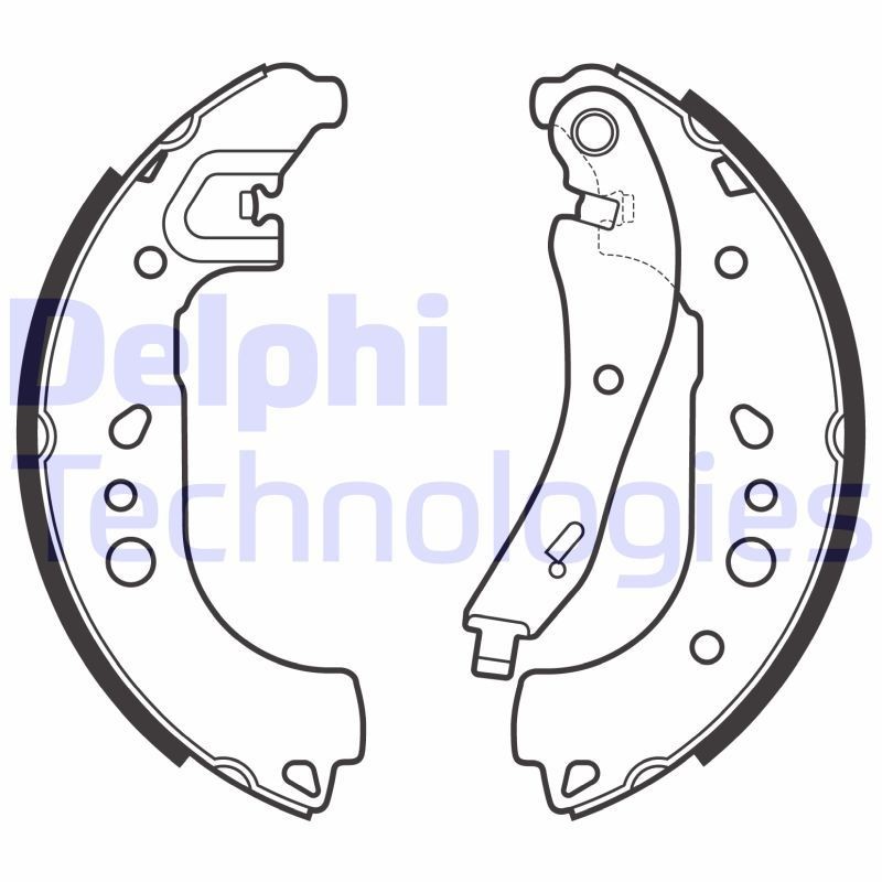 DELPHI Bremsbackensatz LS2149 LS2149 DELPHI VW T-Cross (C11_) Bremsbacken Kosten