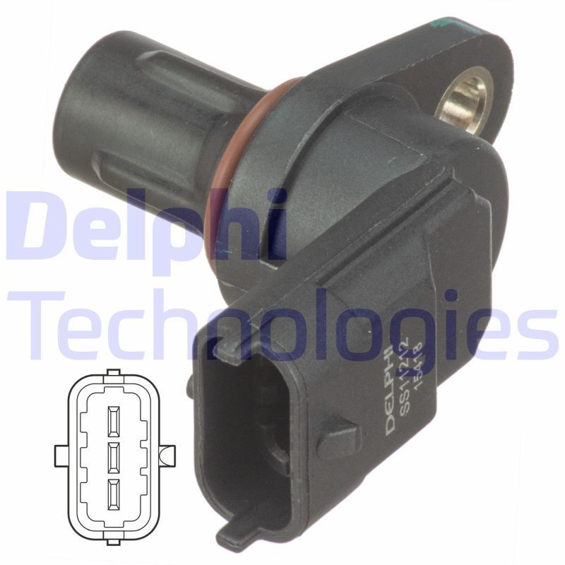 DELPHI Sensor, kamakselposisjon SS11212 DELPHI SS11212 originale Kamakselsensor Astra H Caravan hva koster