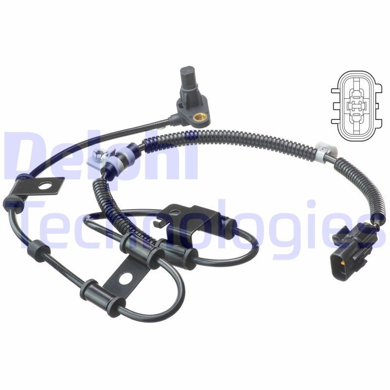 DELPHI ABS-givare SS20513 Byta ABS-givare Kia Rio YB kostnad DELPHI SS20513