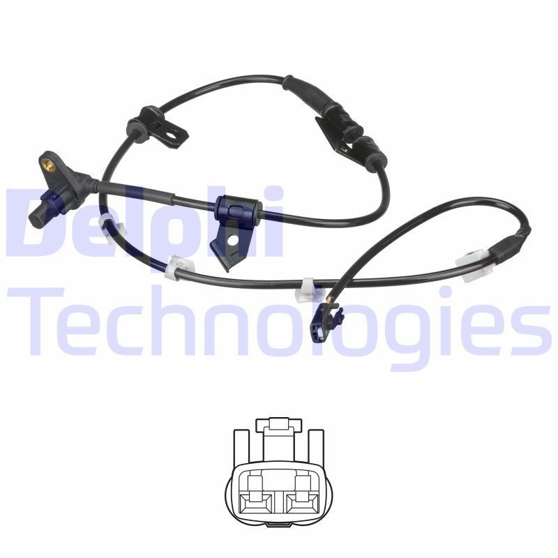 DELPHI ABS-givare SS20530 SS20530 DELPHI sensor hjulvarvtal Hyundai i10