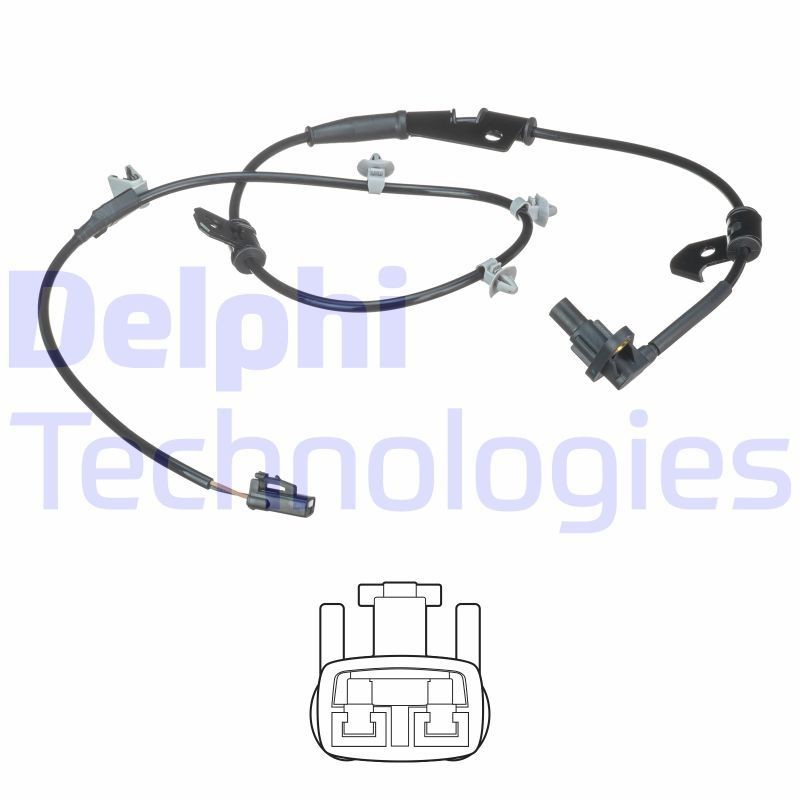 ABS-givare DELPHI SS20531 DELPHI SS20531: Sensor hjulvarvtal Hyundai COUPE 2007