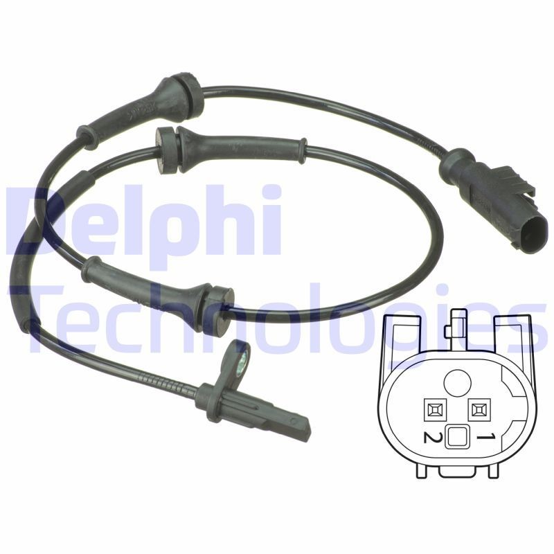 Wielsnelheidssensor (ABS) DELPHI SS20540 DELPHI SS20540 Wielsnelheidssensor (ABS) FORD KA 2011