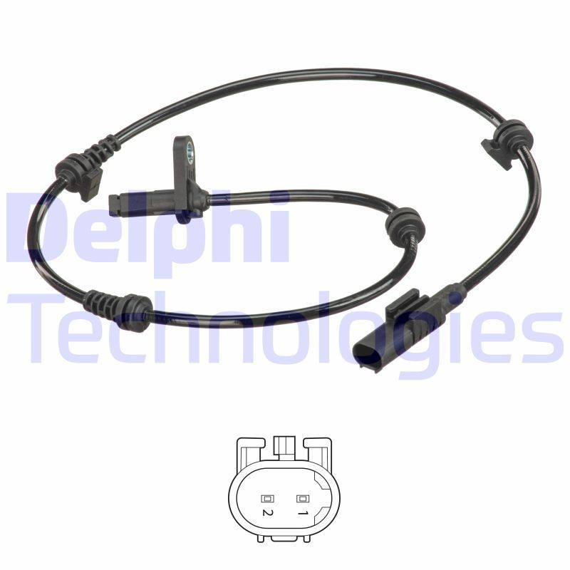 DELPHI Sensor, ABS SS20552 SS20552 Abs føler MERCEDES-BENZ AMG GT DELPHI