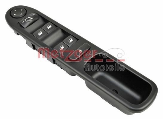 METZGER Raam schakelaar 0916409 Peugeot 207 Schakelaar elektrische ramen METZGER 0916409