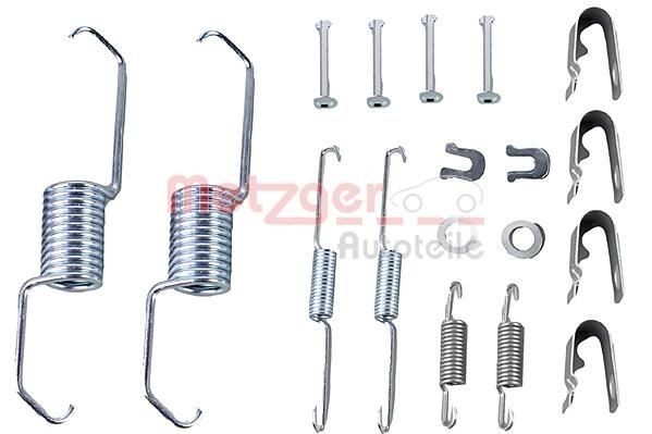 METZGER Σετ βοηθ. εξαρτημάτων, σιαγόνες φρένου 105-0743 METZGER Σετ βοηθητικα εξαρτημάτων σιαγόνες φρένου BMW 105-0743