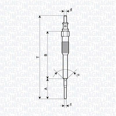 MAGNETI MARELLI Vela incandescente 062900136304 Velas de pré-aquecimento MAGNETI MARELLI NX 062900136304 baratos
