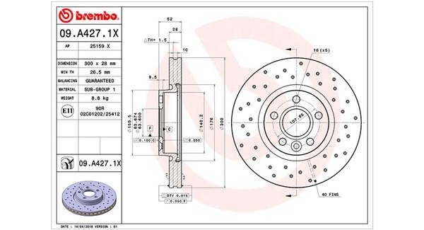 MAGNETI MARELLI Bromsskiva 360406087602 360406087602 MAGNETI MARELLI bromsskiva FORD MONDEO