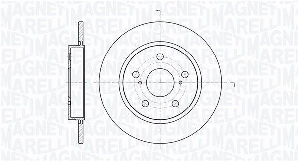 MAGNETI MARELLI Remschijf 361302040355 Remschijven set MAGNETI MARELLI MR 2 361302040355 goedkoop
