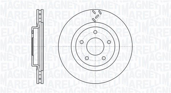 MAGNETI MARELLI Bremseskive 361302040562 MAGNETI MARELLI Bremseskiver CHRYSLER 361302040562