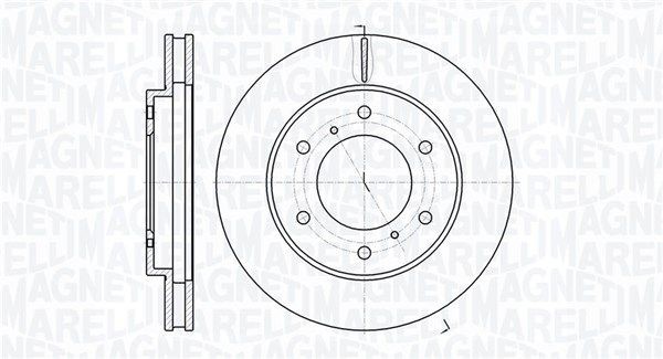 MAGNETI MARELLI Disco de travão 361302040586 Travões de disco MAGNETI MARELLI SPACE WAGON 361302040586 baratos