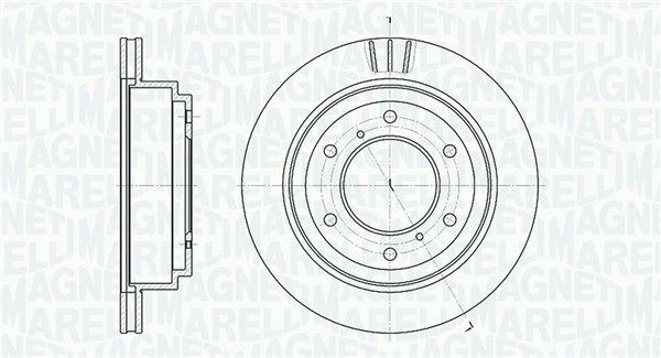 MAGNETI MARELLI Disco de travão 361302040642 Disco MAGNETI MARELLI SPACE WAGON 361302040642 baratos