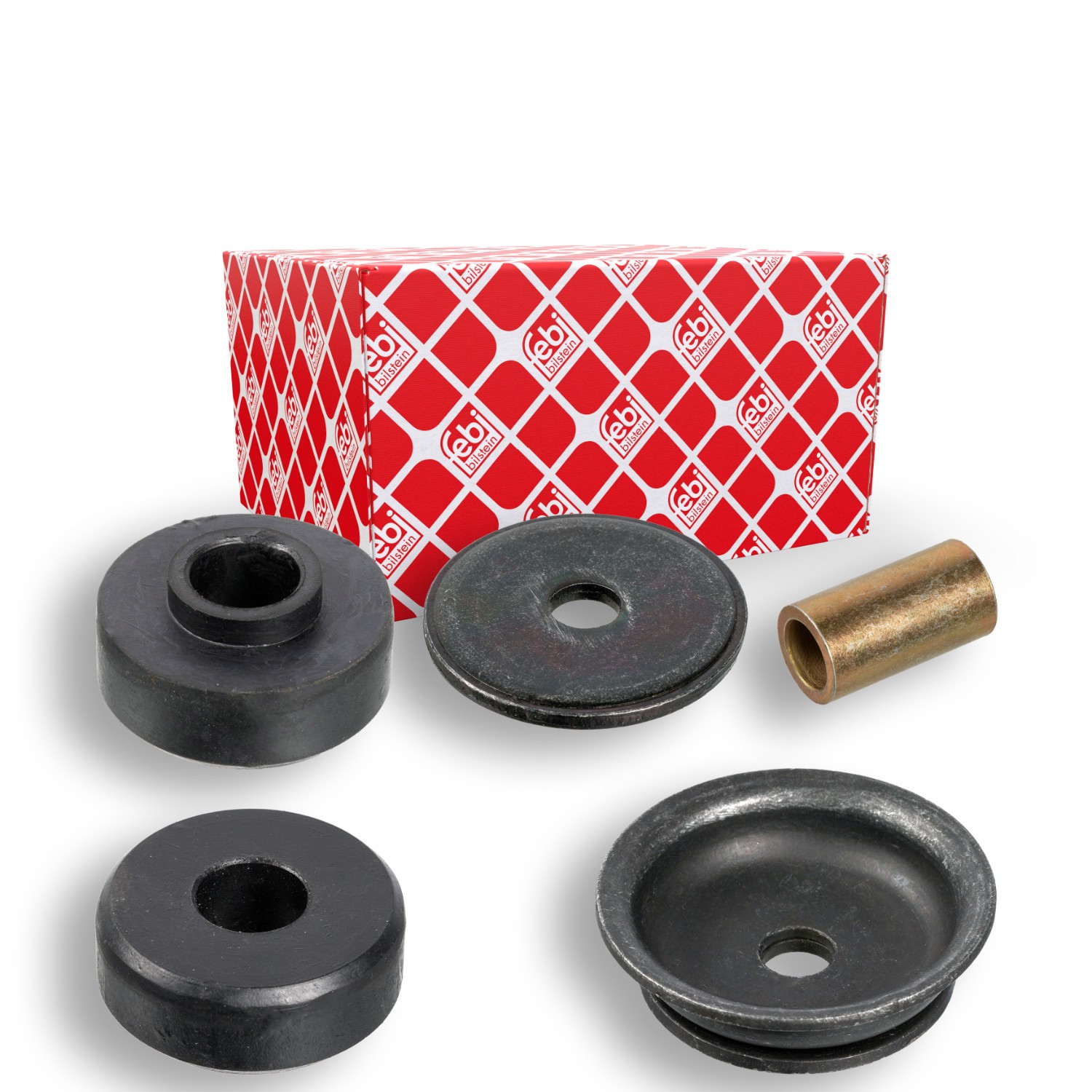 Veerpootlager FEBI BILSTEIN 104663 FEBI BILSTEIN 104663 Veerpoot rubber KIA SORENTO 2002