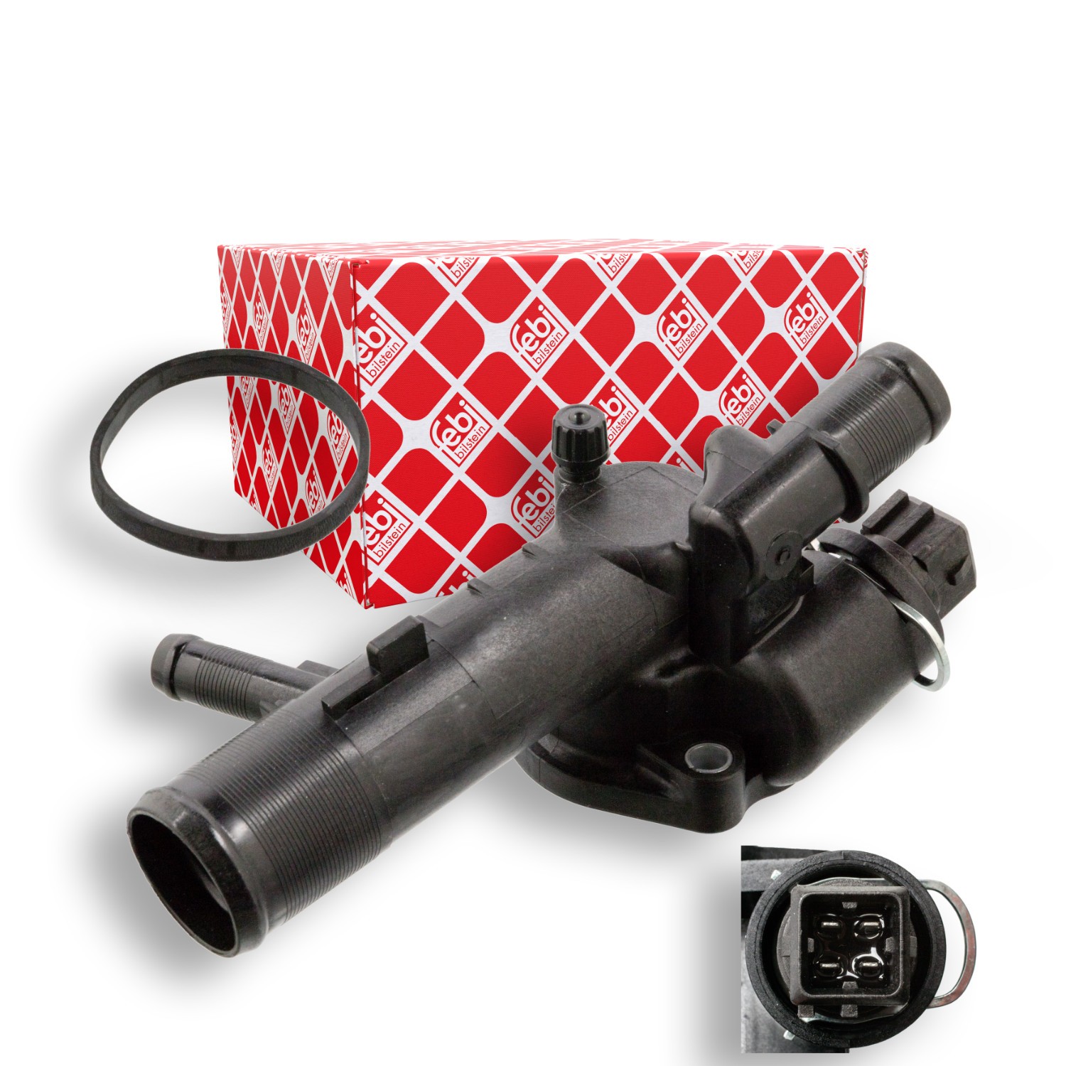 Termóstato, líquido de refrigeração FEBI BILSTEIN 104758 FEBI BILSTEIN 104758: Termóstato de água Suzuki JIMNY 2000