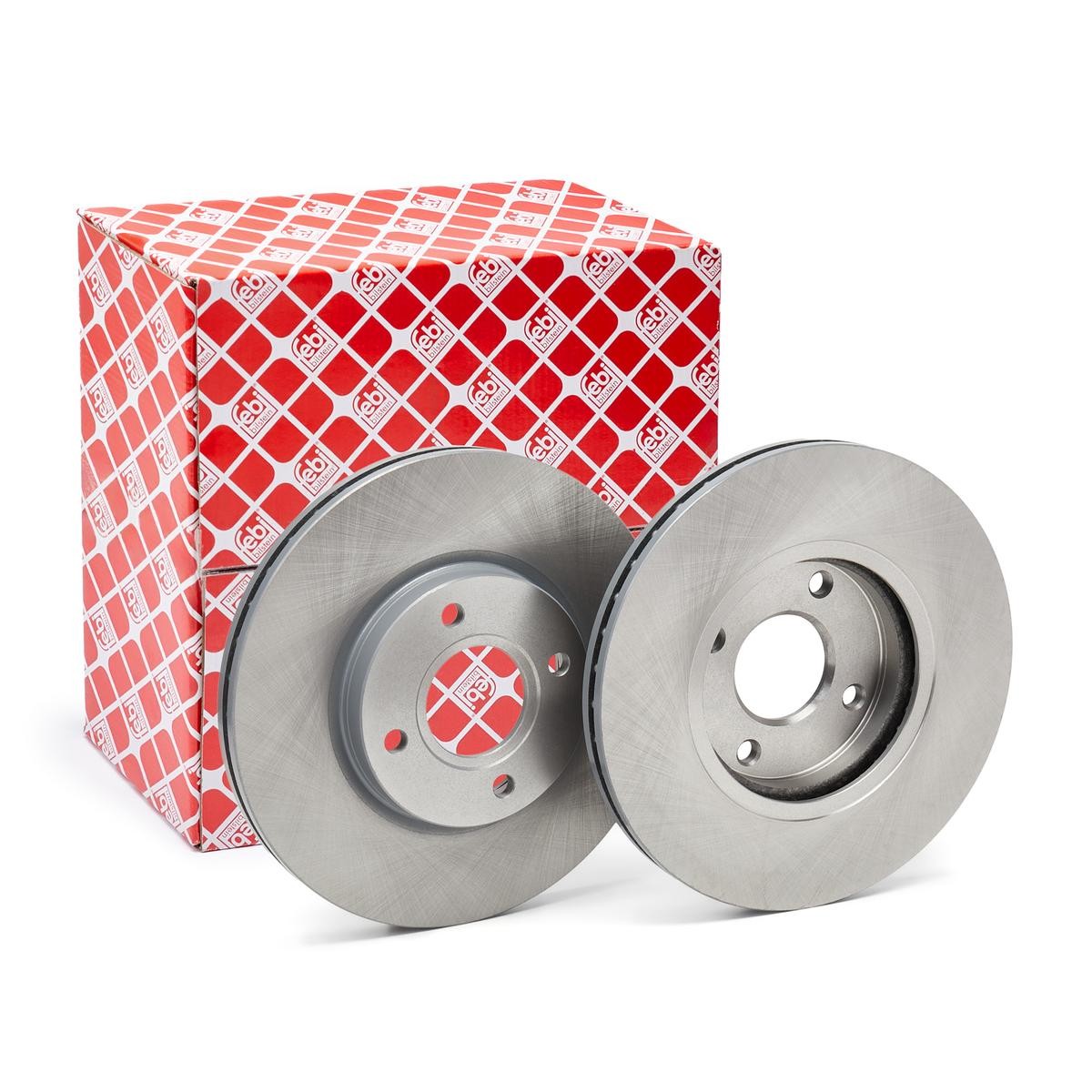 FEBI BILSTEIN Bromsskiva 105848 FEBI BILSTEIN 105848 Bromsskiva FORD Fiesta Mk7 Skåpbil 1.0 EcoBoost 101 hk 2025