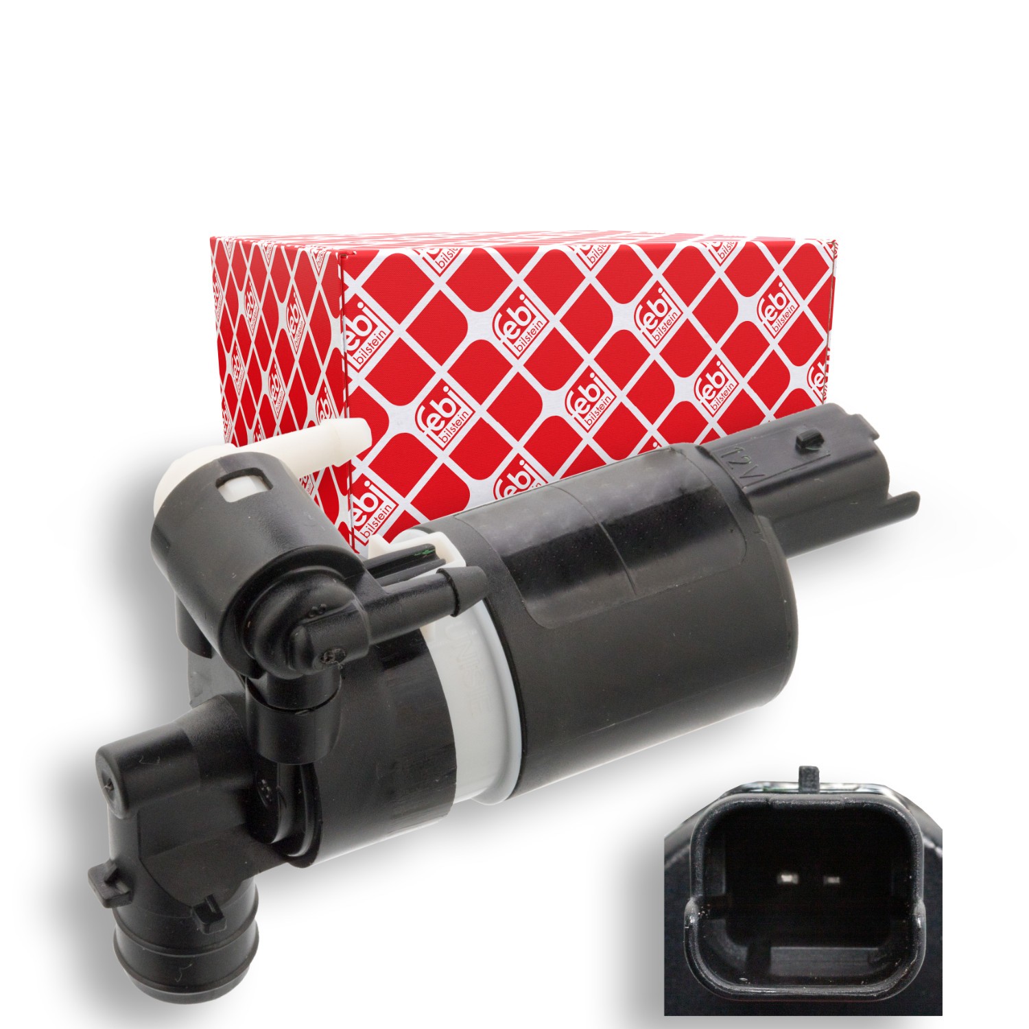 FEBI BILSTEIN Bomba de água do lava-vidros 105955 FEBI BILSTEIN 105955 Bomba de água limpa vidros Peugeot 508 SW preço