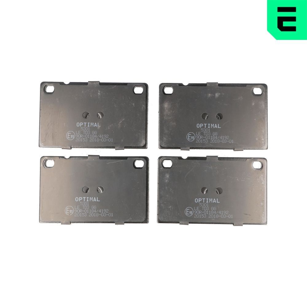 OPTIMAL Plaquettes de frein BP-05301 Plaquette OPTIMAL VOLVO BP-05301