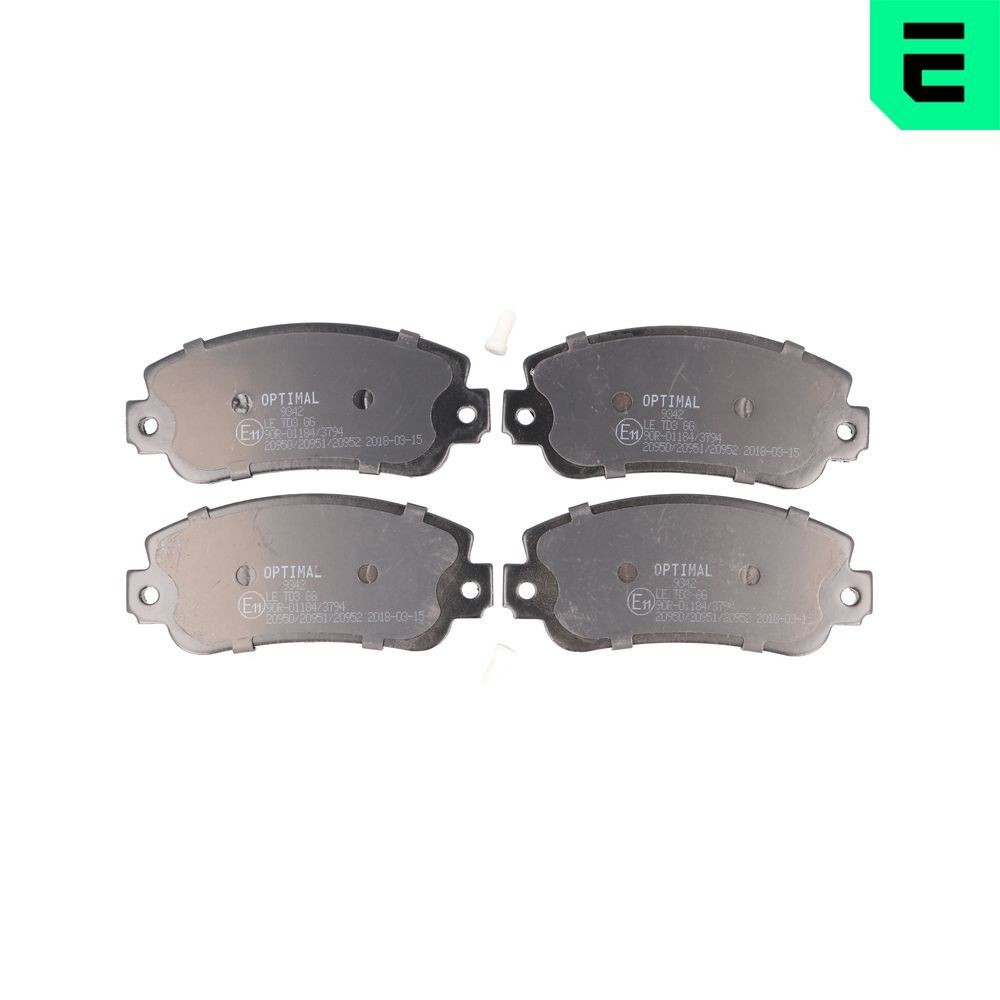 OPTIMAL Pastilhas de travão BP-09342 OPTIMAL BP-09342 Pastilha de travão Seat Ibiza 021A preço