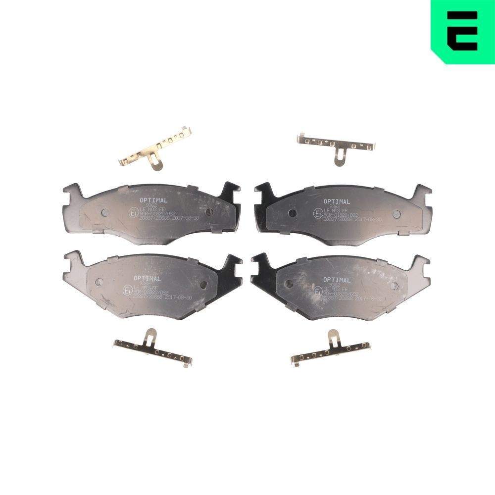 OPTIMAL Pastilhas de travão BP-09362 Pastilha de travão DACIA OPTIMAL BP-09362