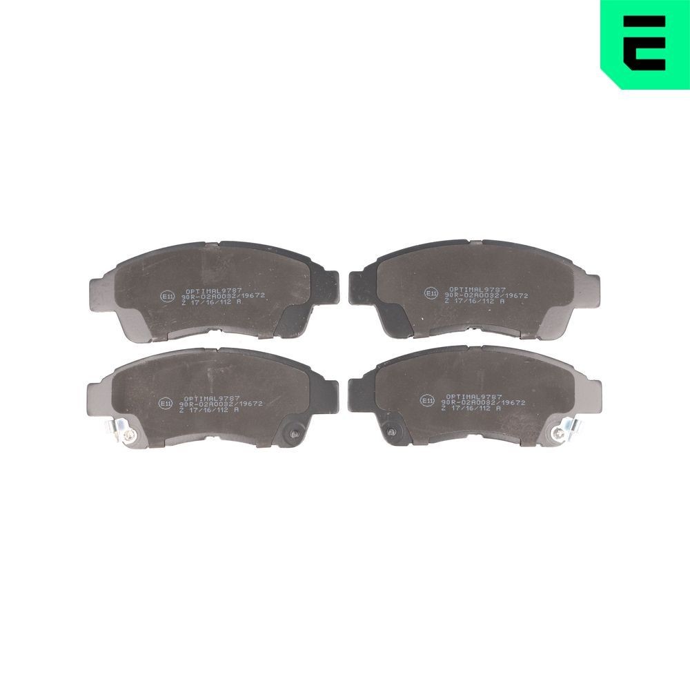 OPTIMAL Remblokken BP-09787 Toyota AYGO Remblokkenset OPTIMAL BP-09787
