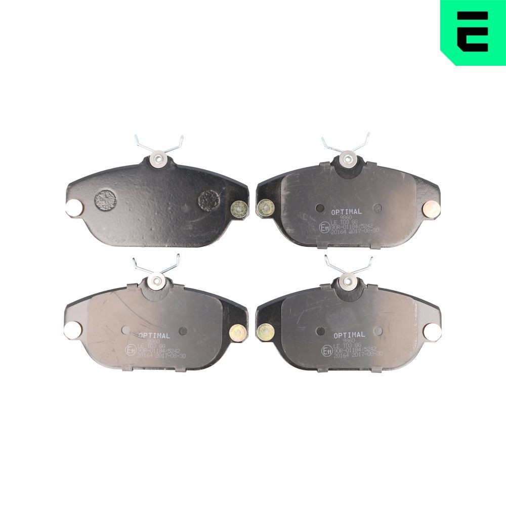 OPTIMAL Plaquettes de frein BP-09860 Volvo V70 Plaquettes de frein OPTIMAL BP-09860