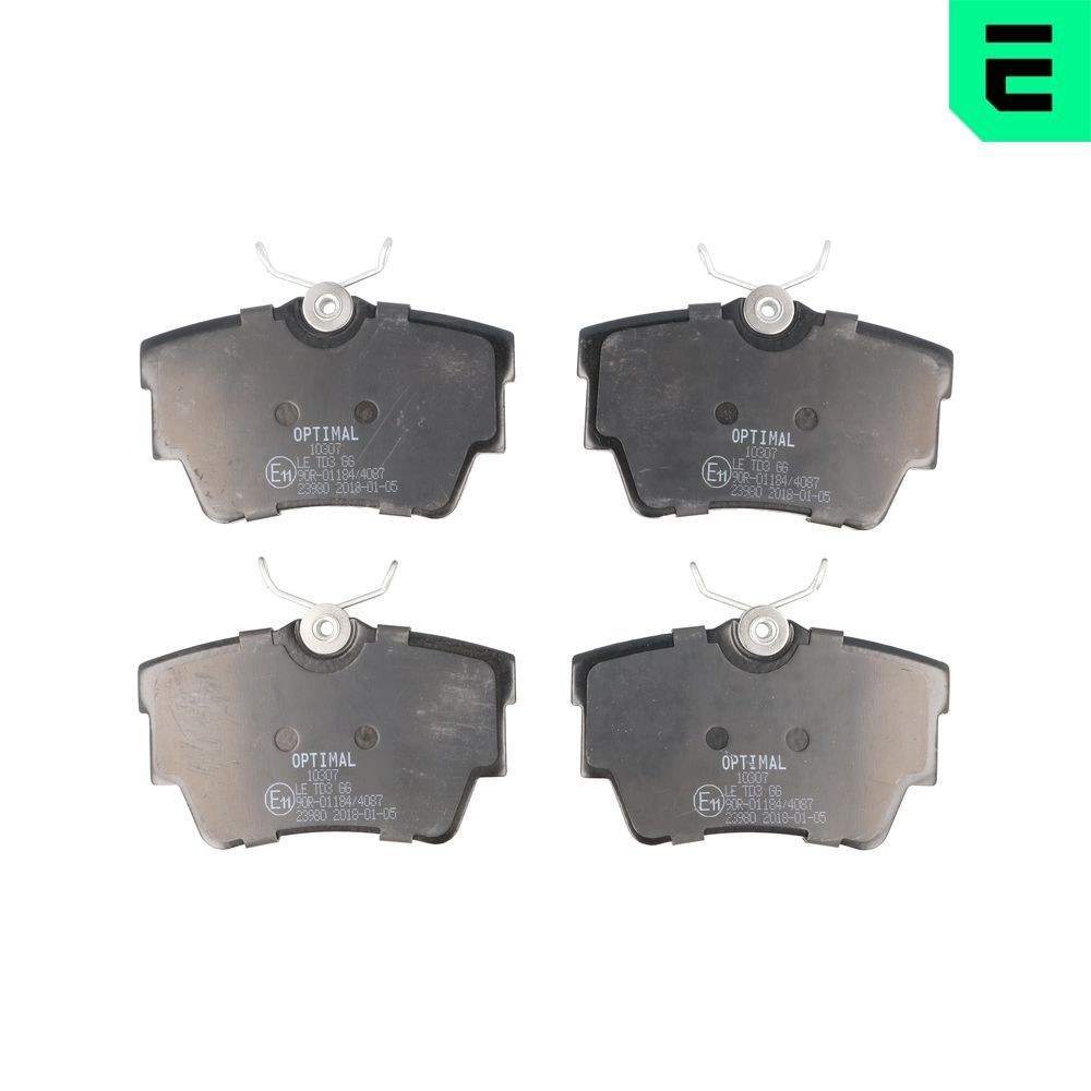 OPTIMAL Piduriklotsid BP-10307 BP-10307 Klotsid NISSAN X-TRAIL OPTIMAL