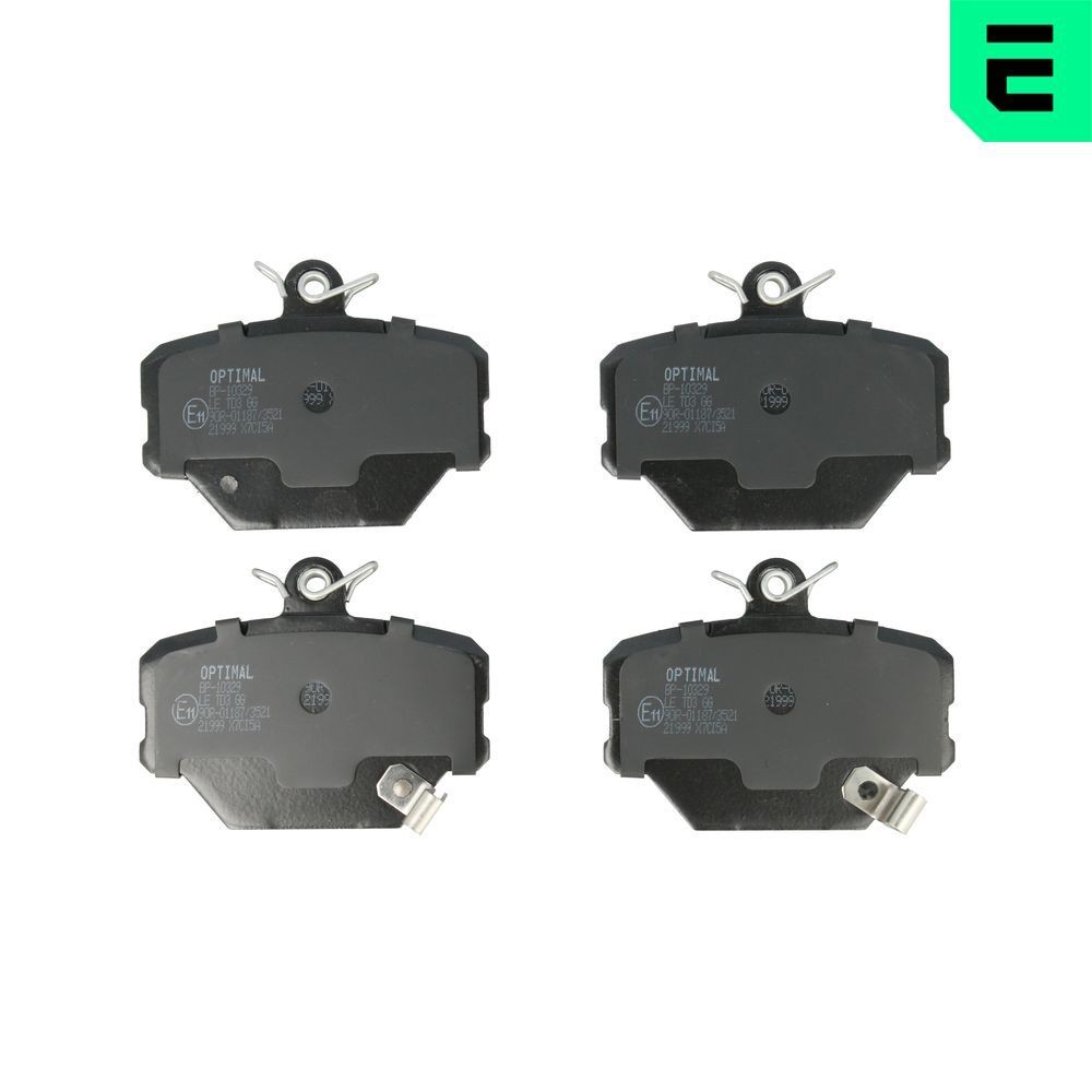 OPTIMAL Bremseklosser BP-10329 OPTIMAL BP-10329 Klosser Smart 450 Cabrio originale pris