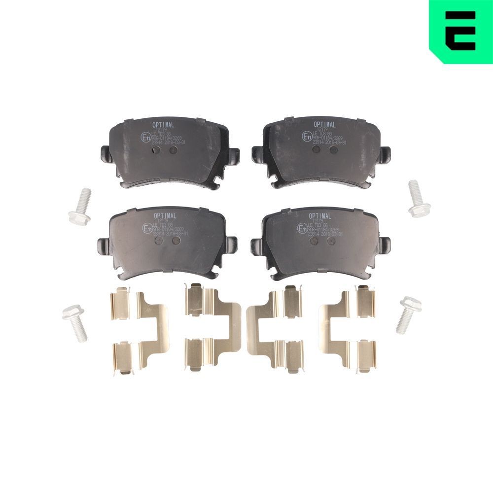 OPTIMAL Pastilhas de travão BP-12179 OPTIMAL Jogo de pastilhas para travão de disco DACIA BP-12179