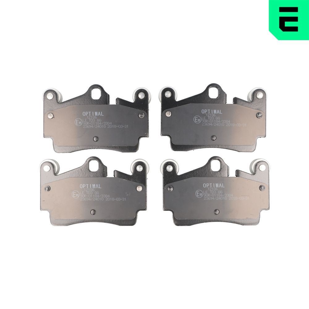 OPTIMAL Kit pastiglie freni BP-12186 BP-12186 costo Pastiglie freno sportive OPTIMAL PORSCHE 718