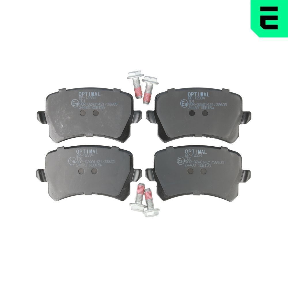OPTIMAL Piduriklotsid BP-12334 Piduriklotsid SEAT OPTIMAL BP-12334