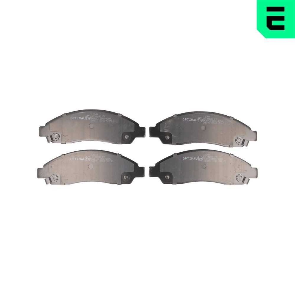 Brake pad set OPTIMAL BP-12344 OPTIMAL BP-12344 Brake pads Chevy COLORADO 2003
